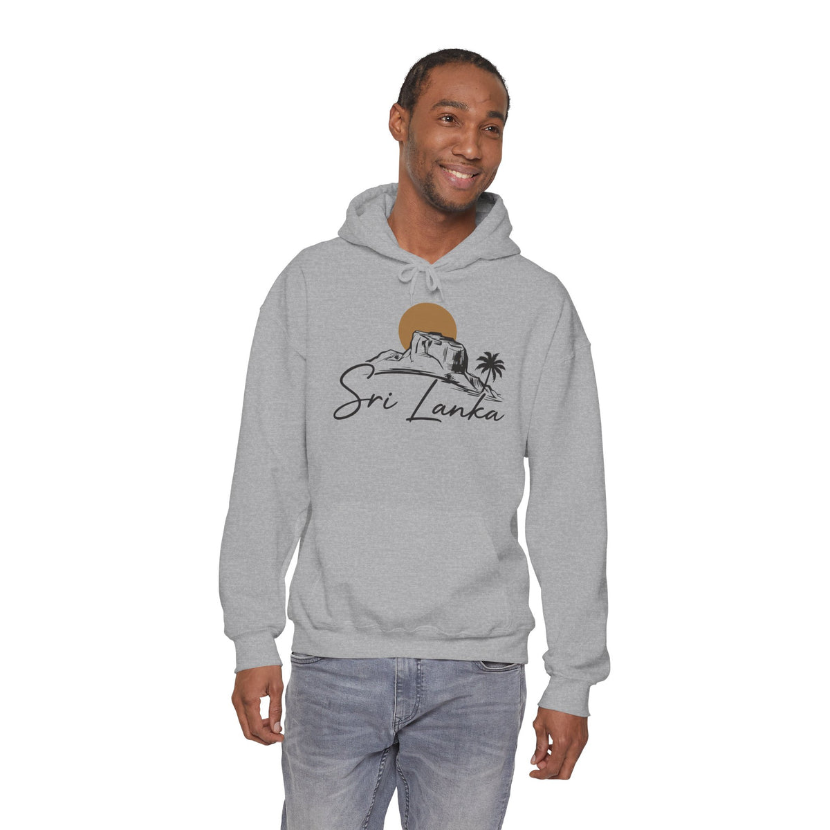 Sri Lanka Sunset Unisex Hoodie Palm Tree Beach Sweatshirt