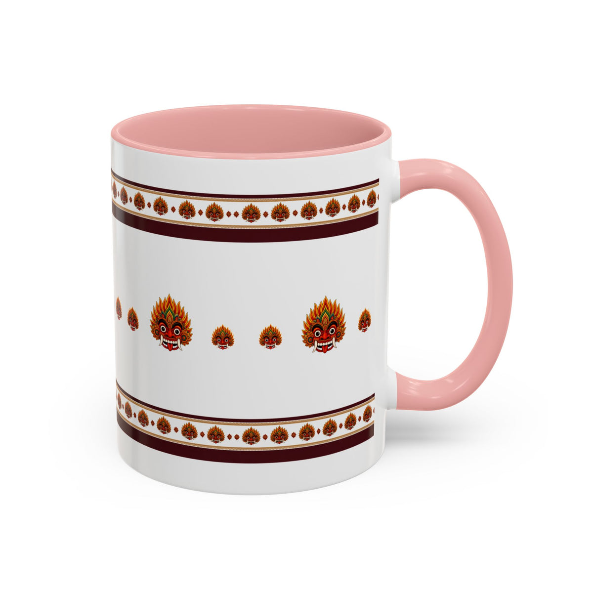 Raksha Mask Accent Coffee Mug Sri Lankan Design