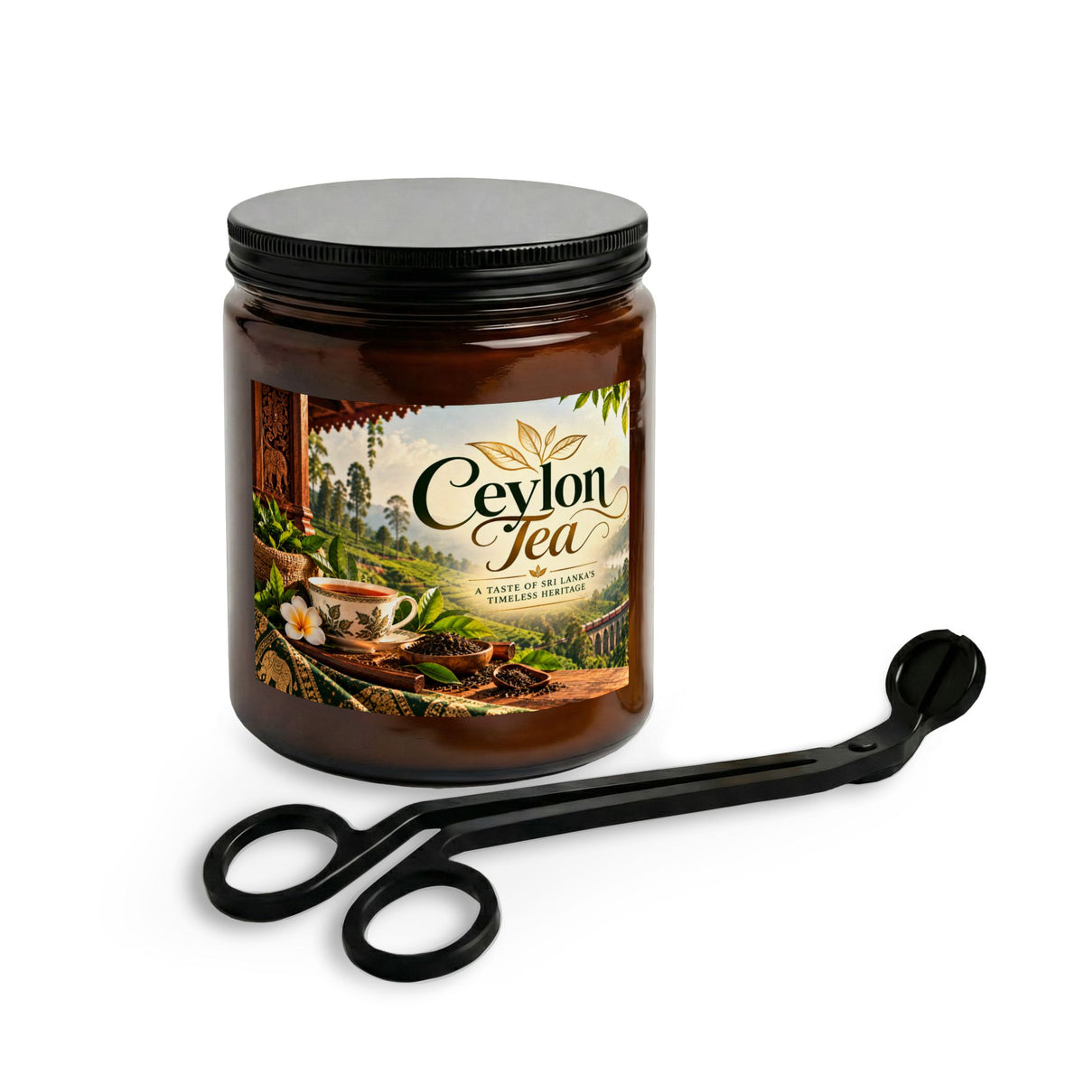 Copy of Happy Poson Candle Set with Wick Trimmer