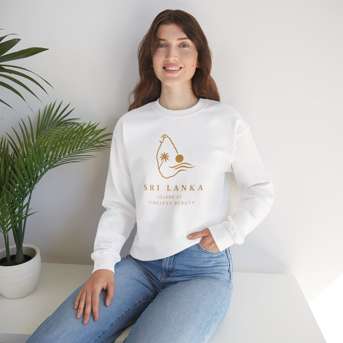 Sri Lanka Sunset Unisex Crewneck Sweatshirt Island Beauty