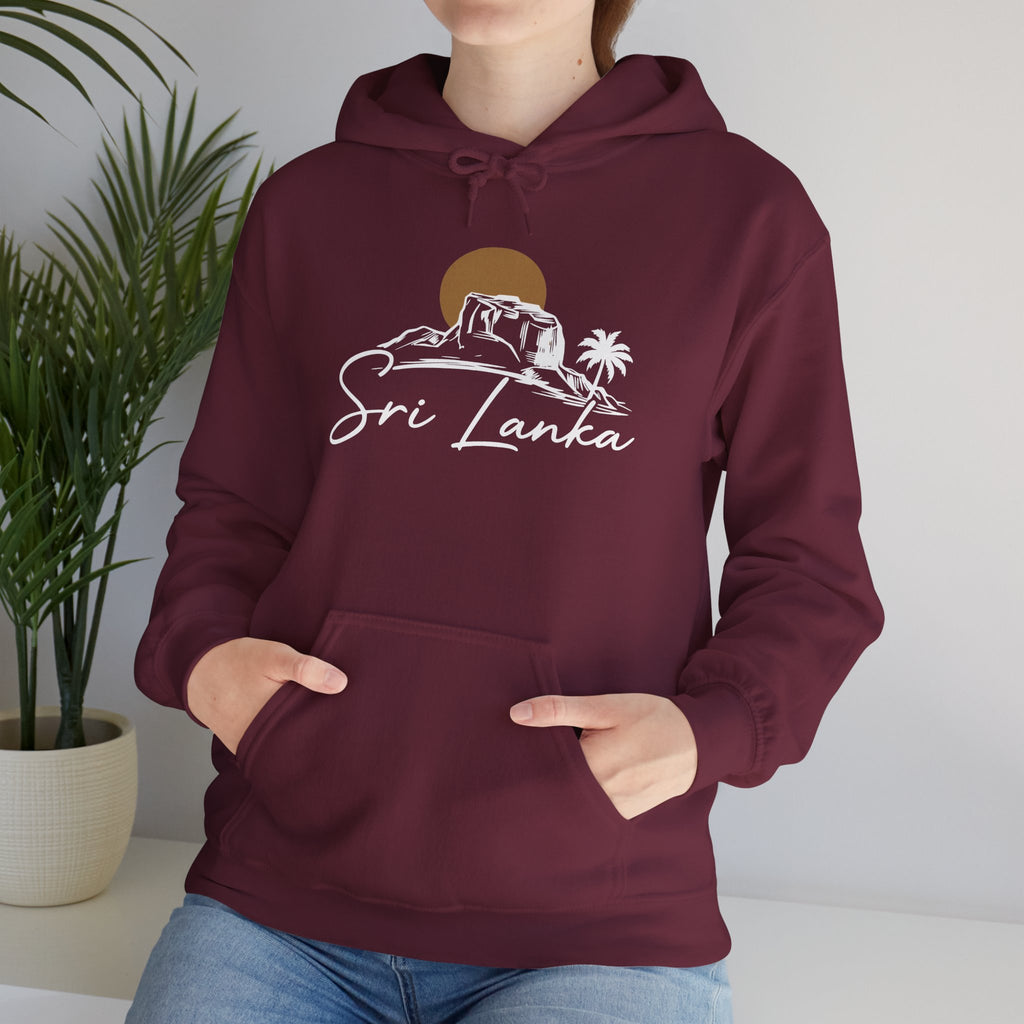 Sri Lanka Sunset Unisex Hoodie Palm Tree Beach Sweatshirt