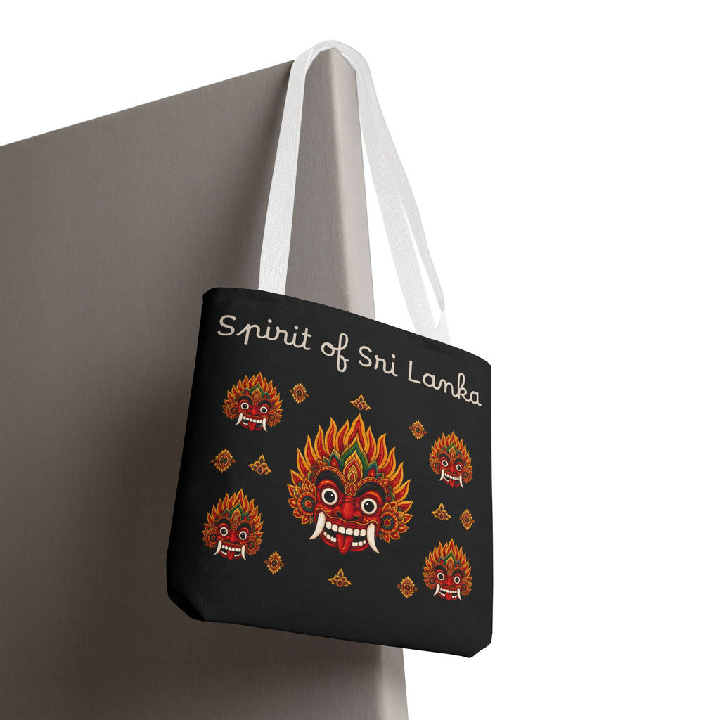 Sri Lankan Gift Tote Bag Spirit of Sri Lanka Raksha Mask Design