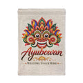 Ayubowan Welcome Woven Wall Tapestry | Sri Lankan Home Gift