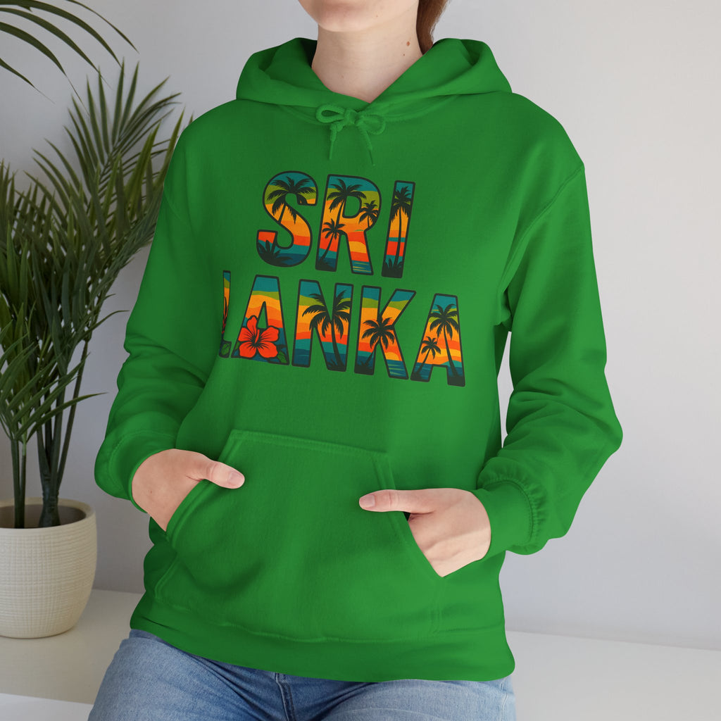 Sri Lanka Tropical Graphic Hoodie | Unisex Heritage Gift