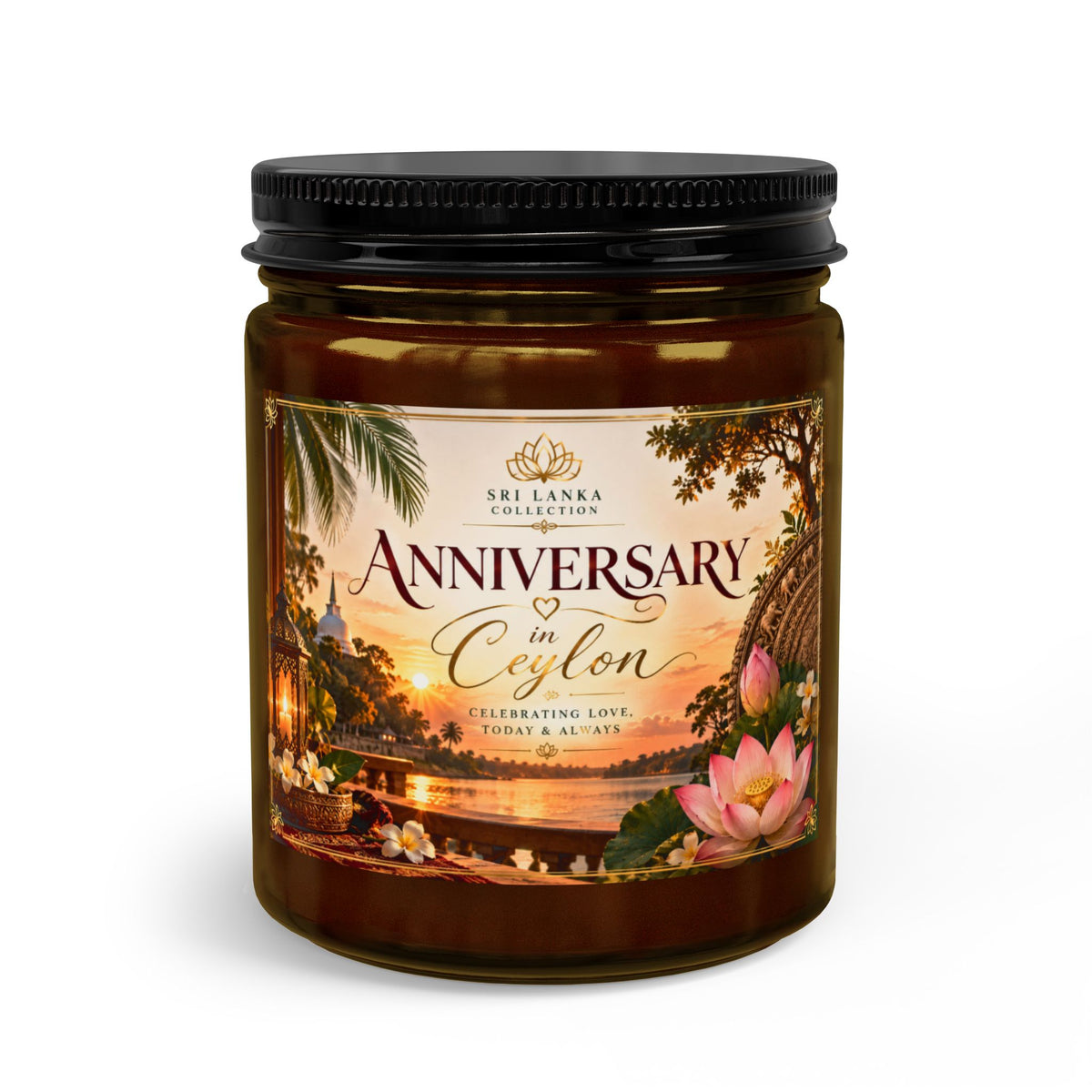 Anniversary in Ceylon Candle Set with Wick Trimmer