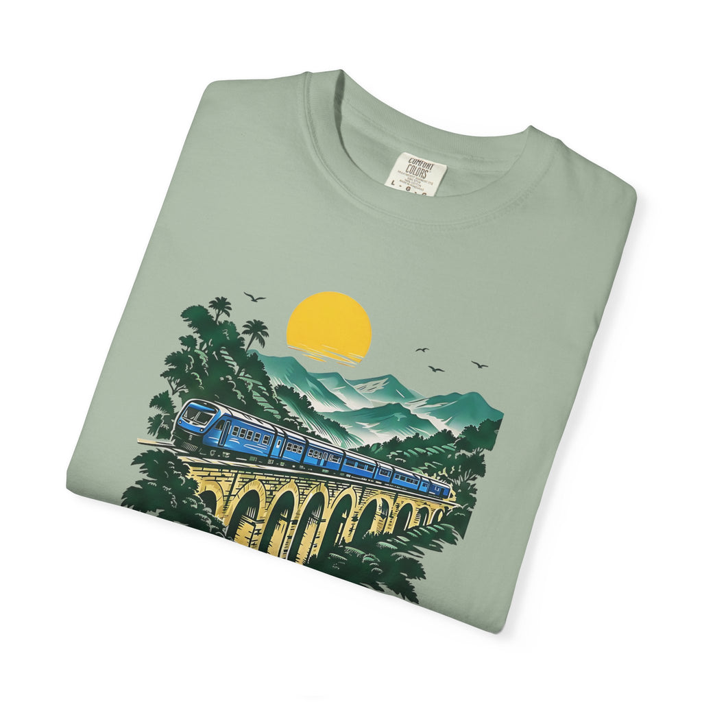 Sri Lanka Nine Arch Bridge Unisex T-Shirt Vintage Railway Tee