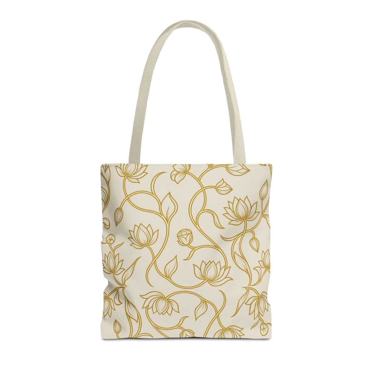 Ceylon Lotus Tote Bag Sri Lankan Temple Flower Canvas Shopper