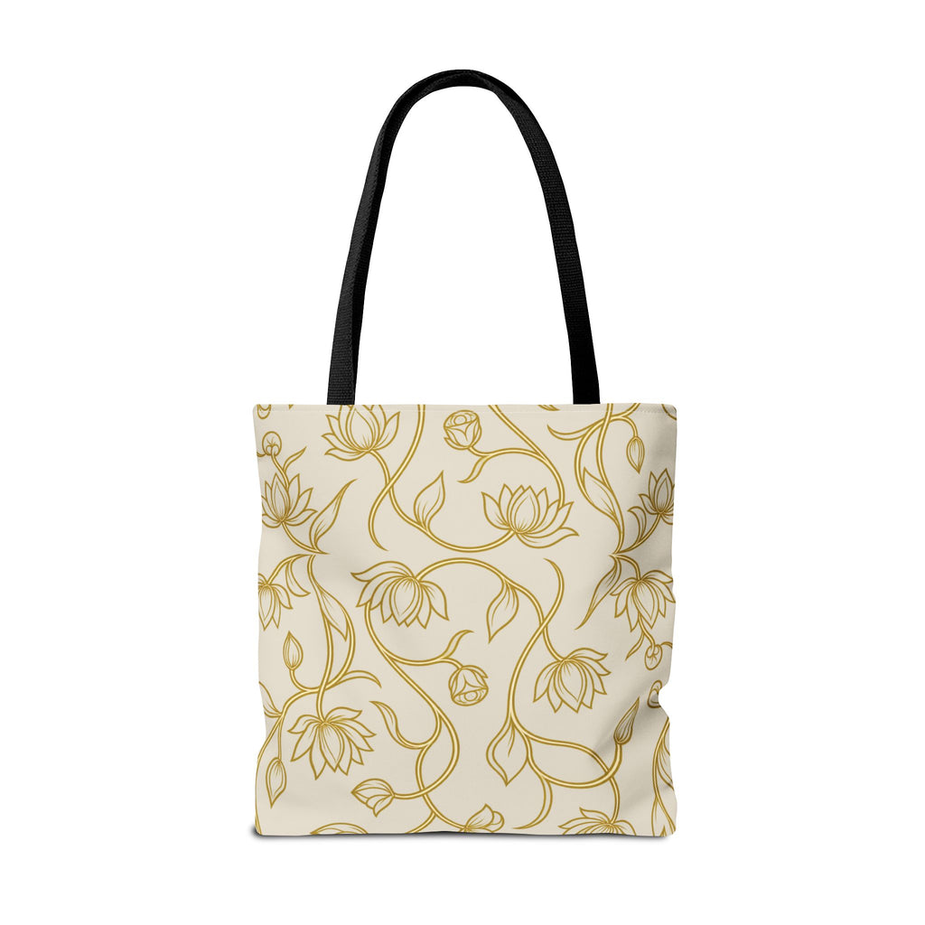 Ceylon Lotus Tote Bag Sri Lankan Temple Flower Canvas Shopper