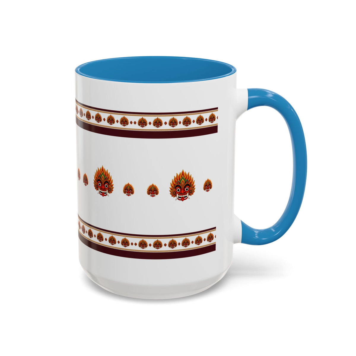Raksha Mask Accent Coffee Mug Sri Lankan Design