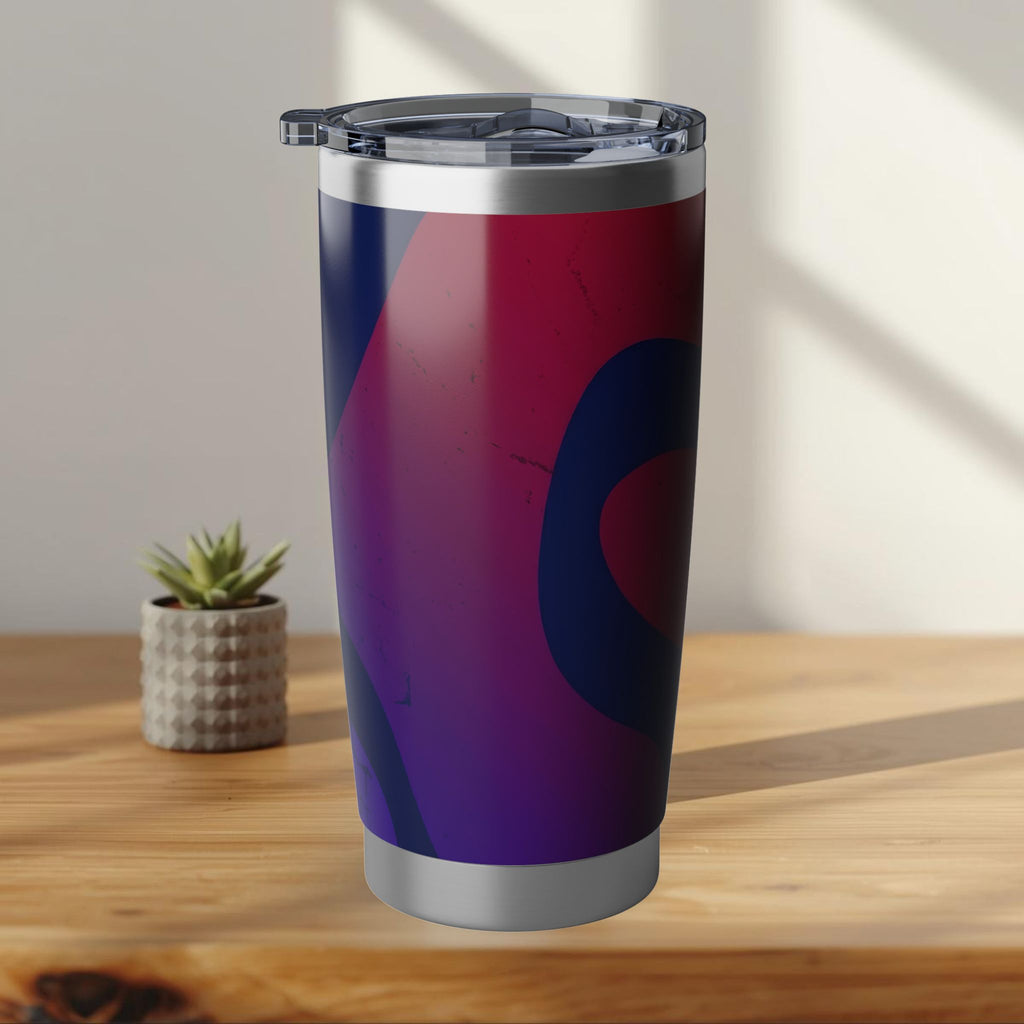 Sri Lanka Batik Wave Tumbler 20oz | Crimson & Indigo