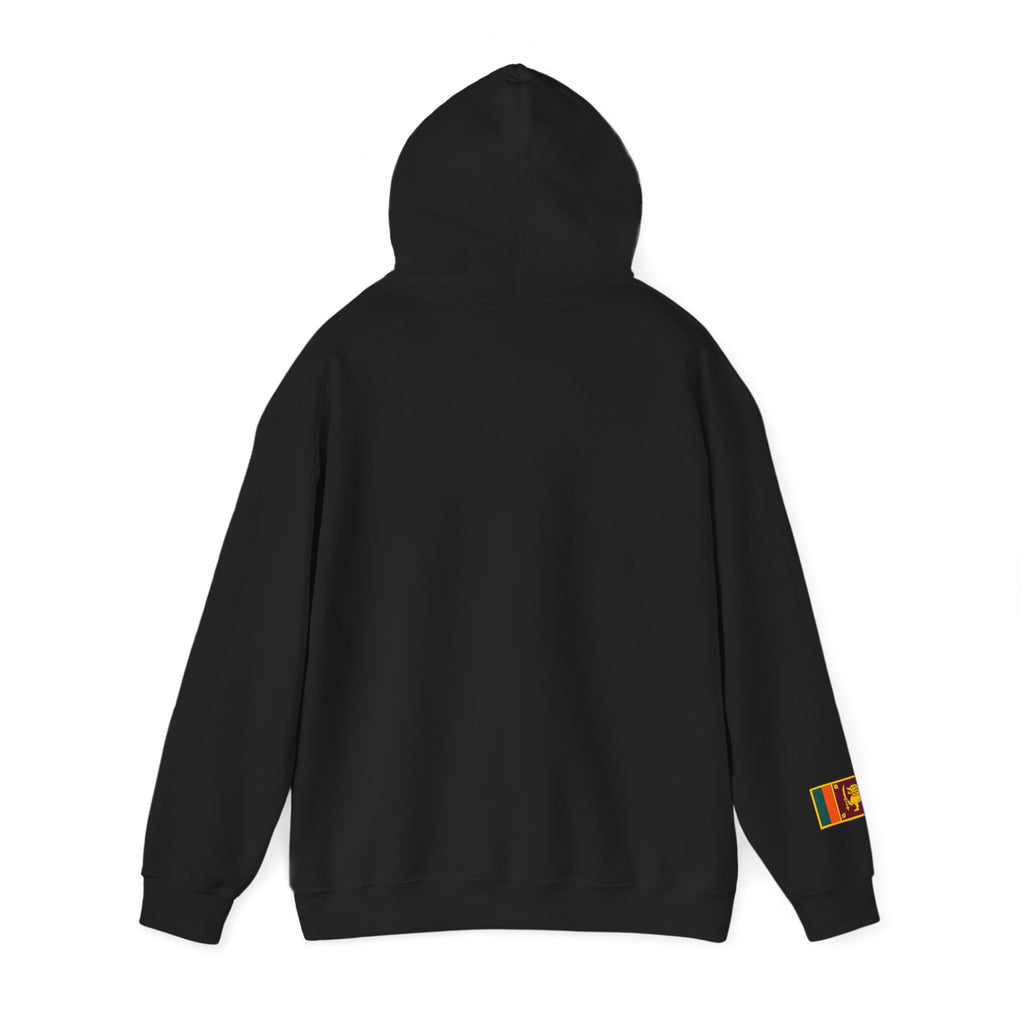 Sri Lanka Elephant Unisex Hoodie Gold Heritage Design