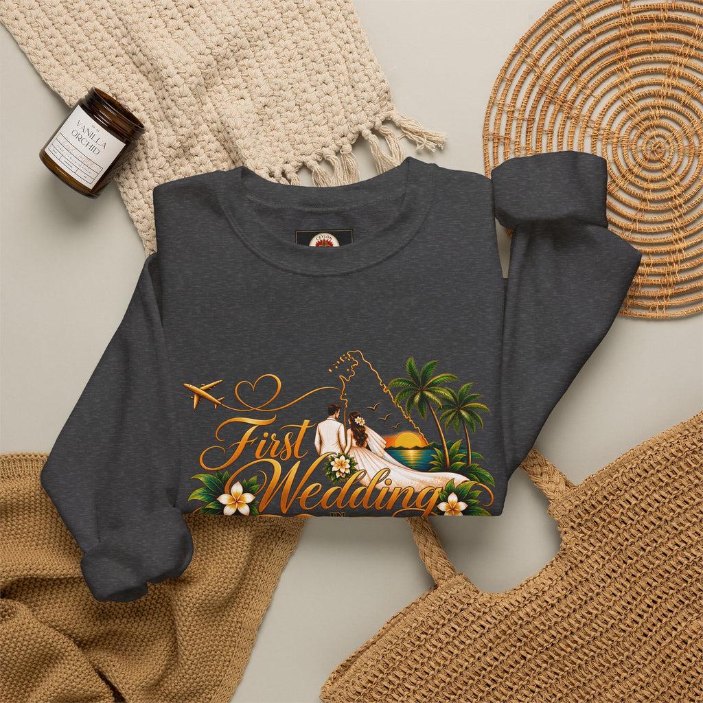 Personalized Sri Lanka Wedding Sweatshirt – Unisex Crewneck