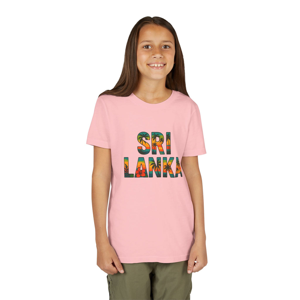 Sri Lanka Tropical Youth T-Shirt | Kids’ Heritage Gift