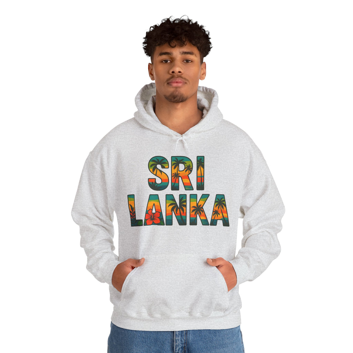 Sri Lanka Tropical Graphic Hoodie | Unisex Heritage Gift
