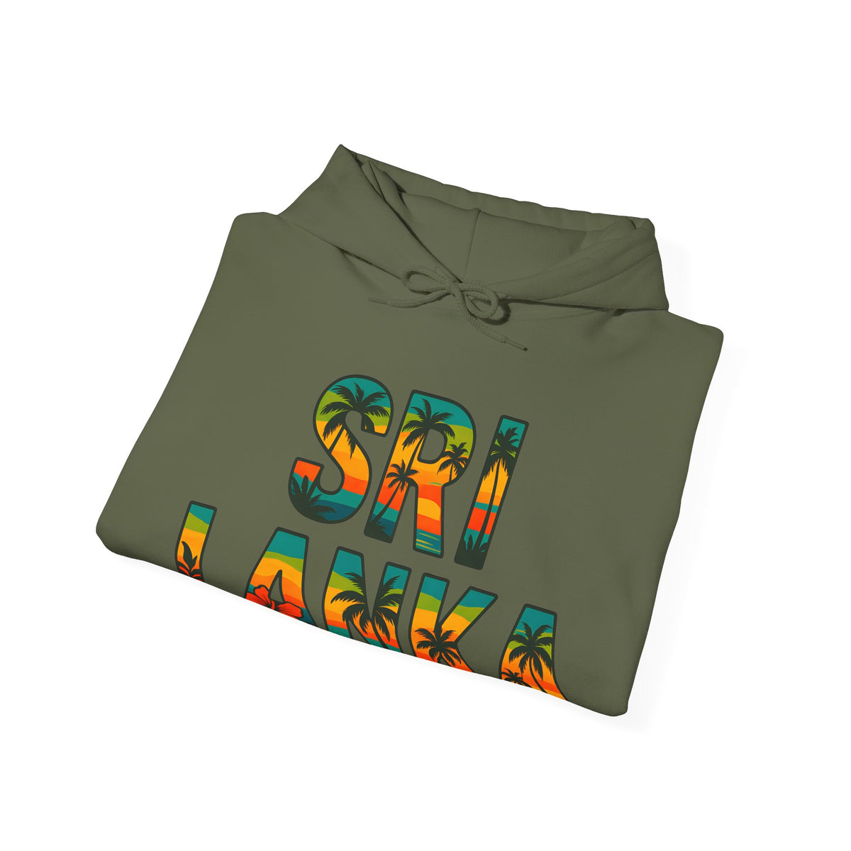 Sri Lanka Tropical Graphic Hoodie | Unisex Heritage Gift