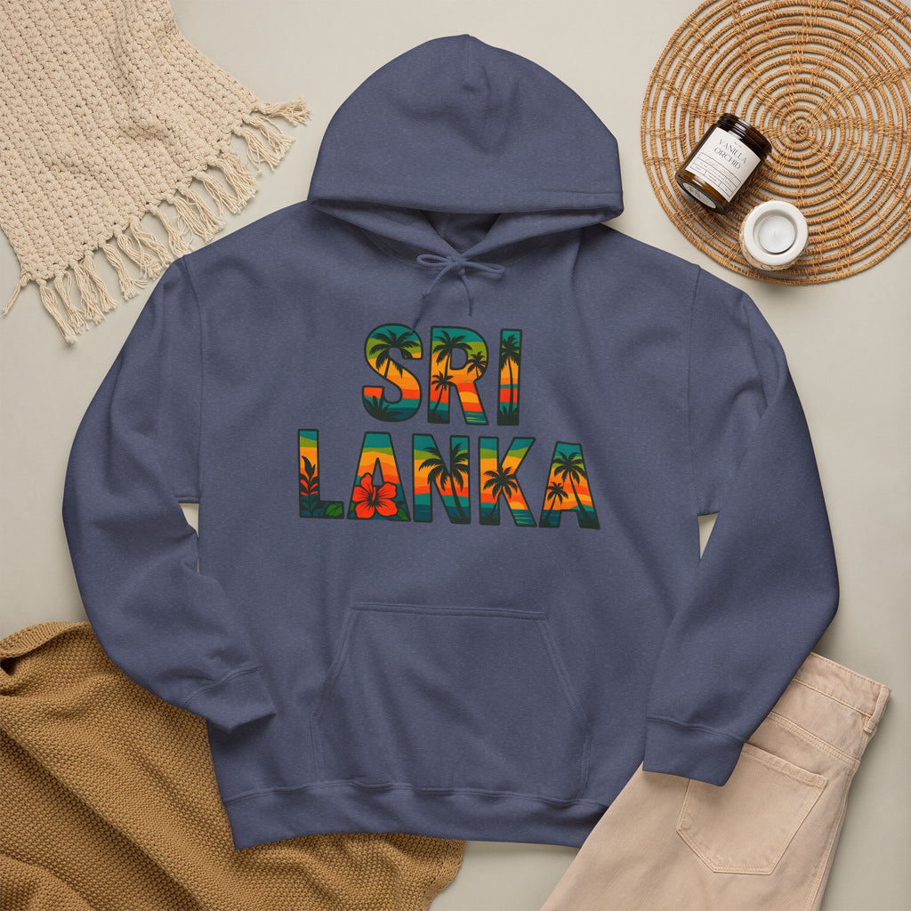 Sri Lanka Tropical Graphic Hoodie | Unisex Heritage Gift