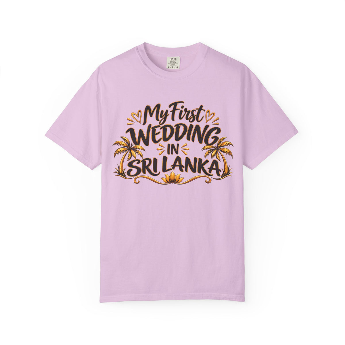Sri Lanka Unisex Wedding T-Shirt – My First Wedding in Sri Lanka
