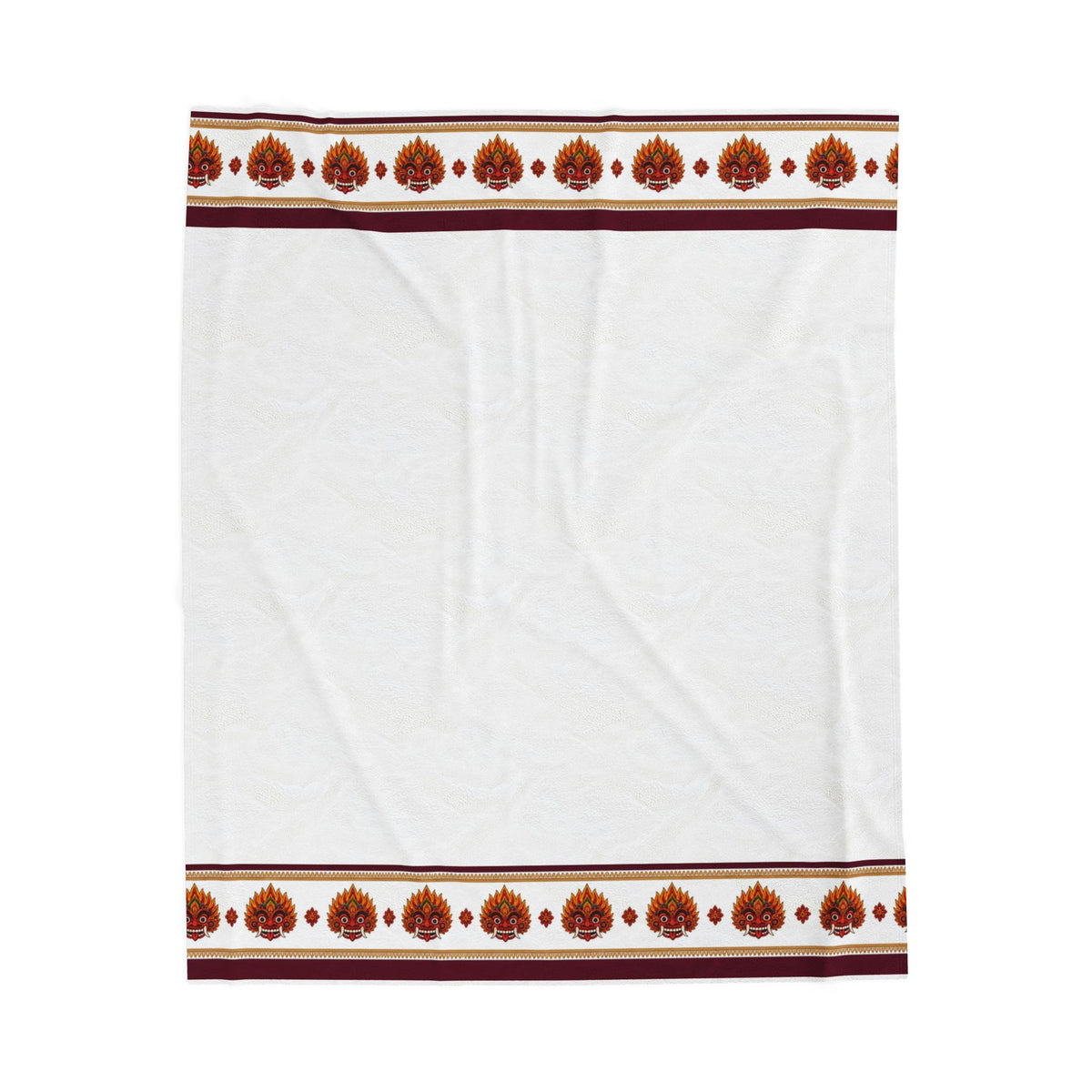 Raksha Mask Blanket Velveteen Plush