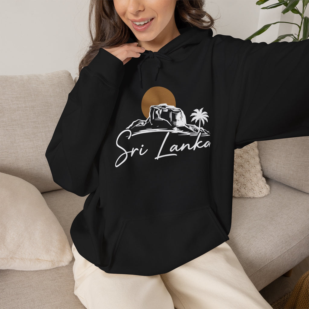 Sri Lanka Sunset Unisex Hoodie Palm Tree Beach Sweatshirt