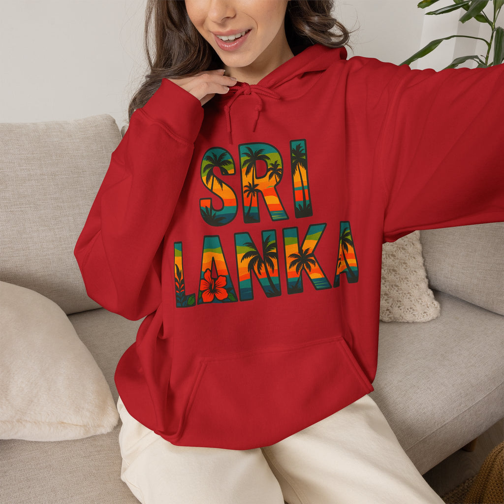Sri Lanka Tropical Graphic Hoodie | Unisex Heritage Gift