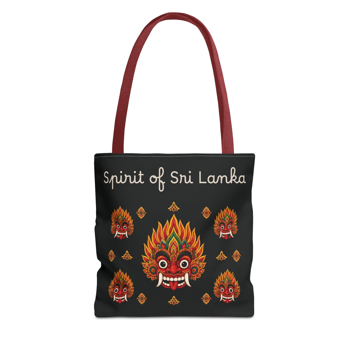 Sri Lankan Gift Tote Bag Spirit of Sri Lanka Raksha Mask Design