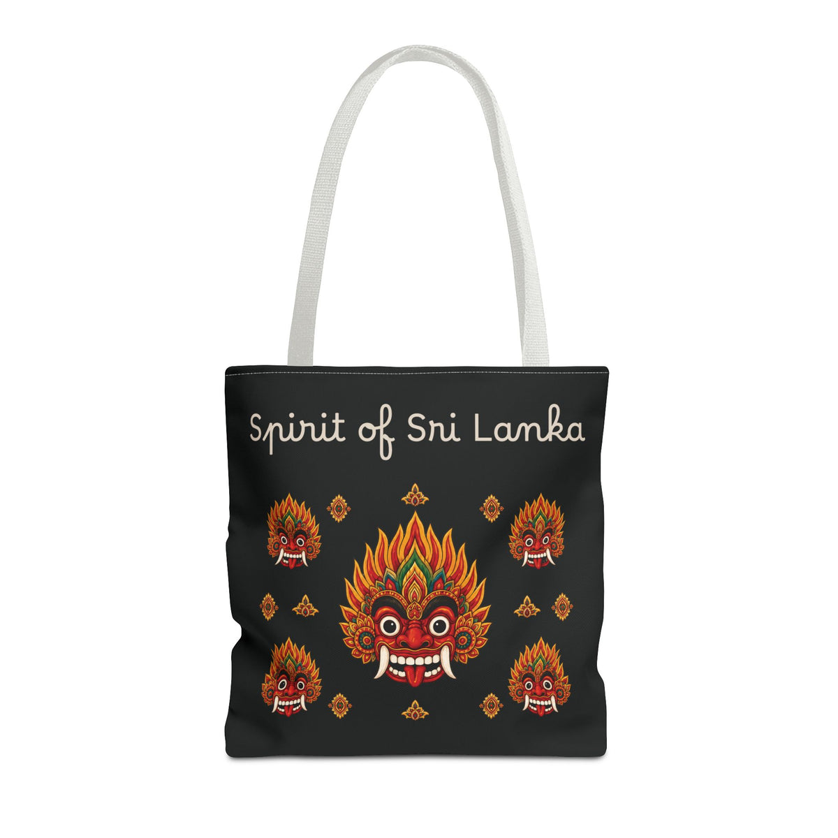 Sri Lankan Gift Tote Bag Spirit of Sri Lanka Raksha Mask Design