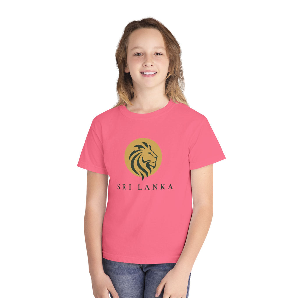 Sri Lanka Lion Kids’ T-Shirt | Garment-Dyed Cotton