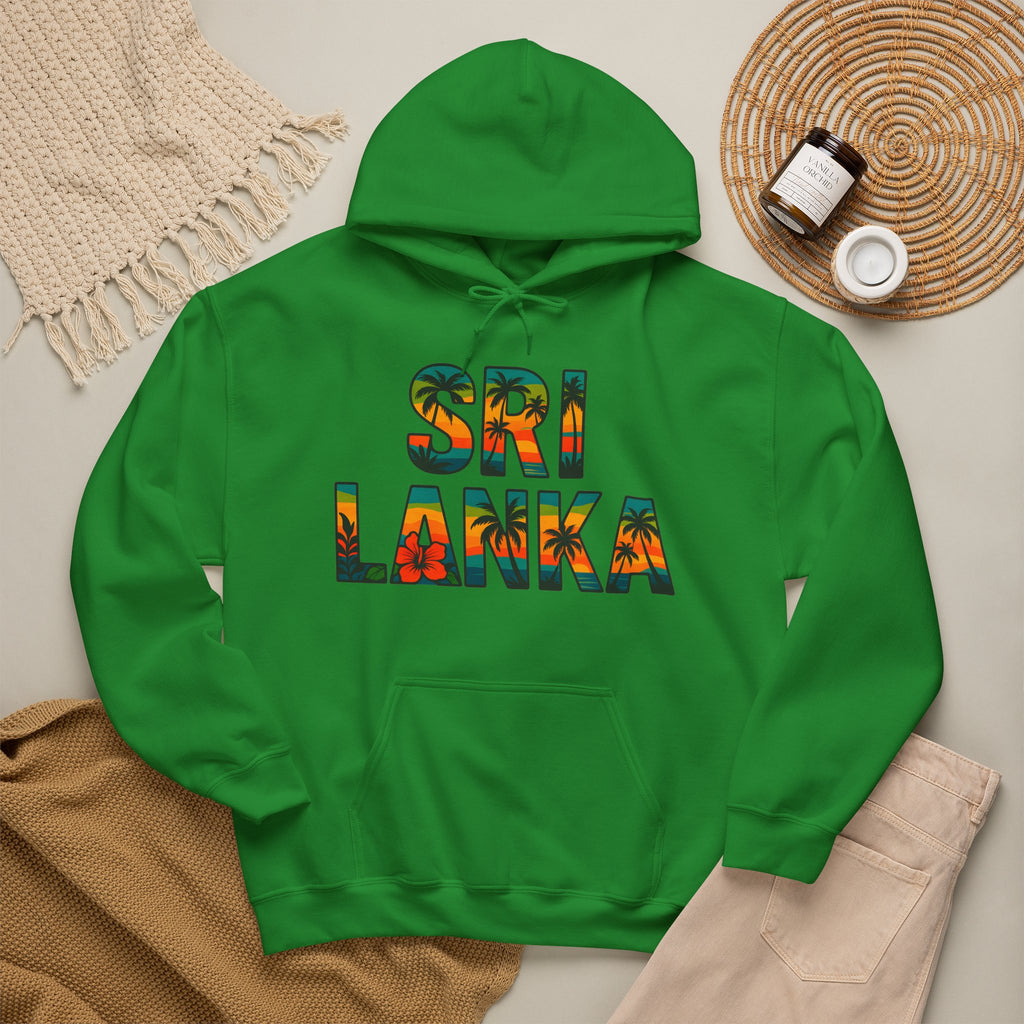 Sri Lanka Tropical Graphic Hoodie | Unisex Heritage Gift