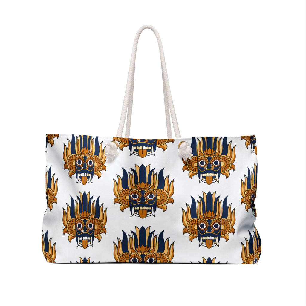 SriLanka Mask Pattern Weekender Bag