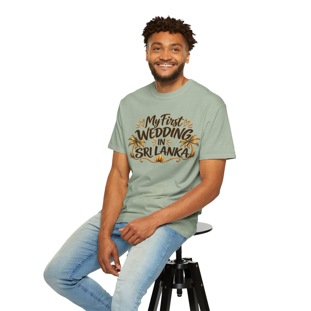 Sri Lanka Unisex Wedding T-Shirt – My First Wedding in Sri Lanka