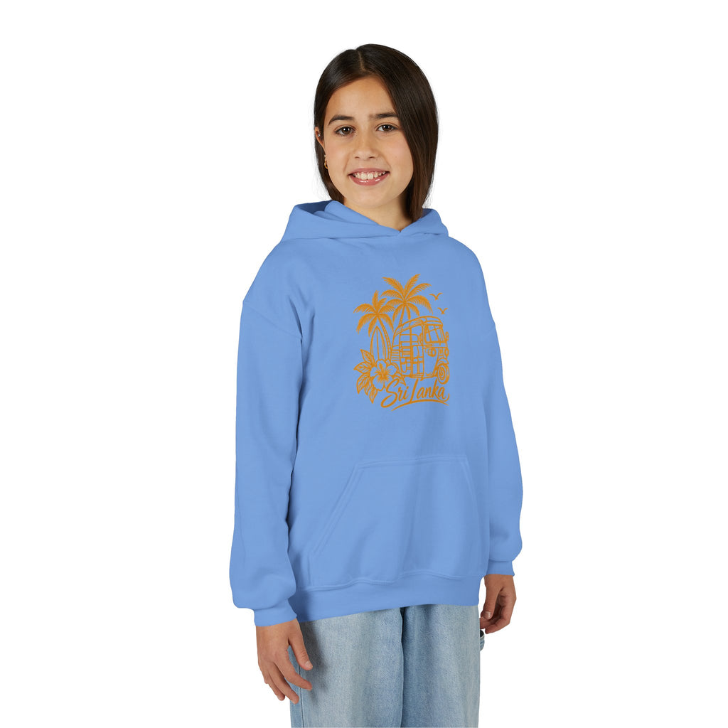 Sri Lanka Kids Hoodie Tropical Palm Tree Island Design