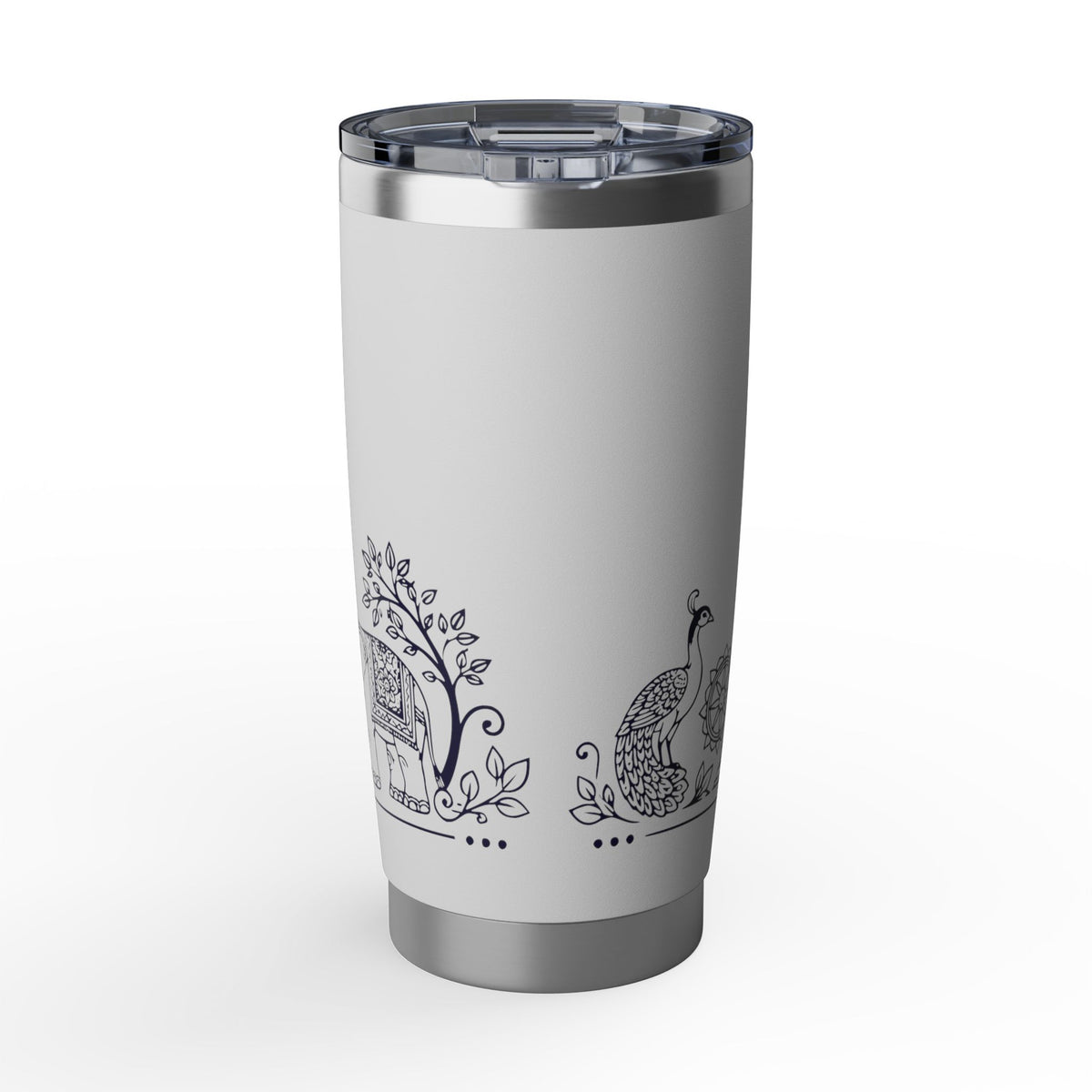 Ayubowan Sinhala Script Insulated Tumbler Sri Lankan Heritage Travel Cup 20oz