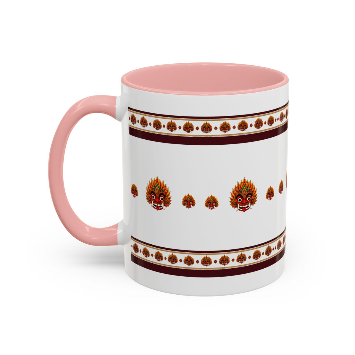 Raksha Mask Accent Coffee Mug Sri Lankan Design