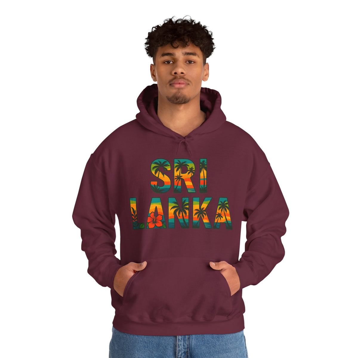 Sri Lanka Tropical Graphic Hoodie | Unisex Heritage Gift