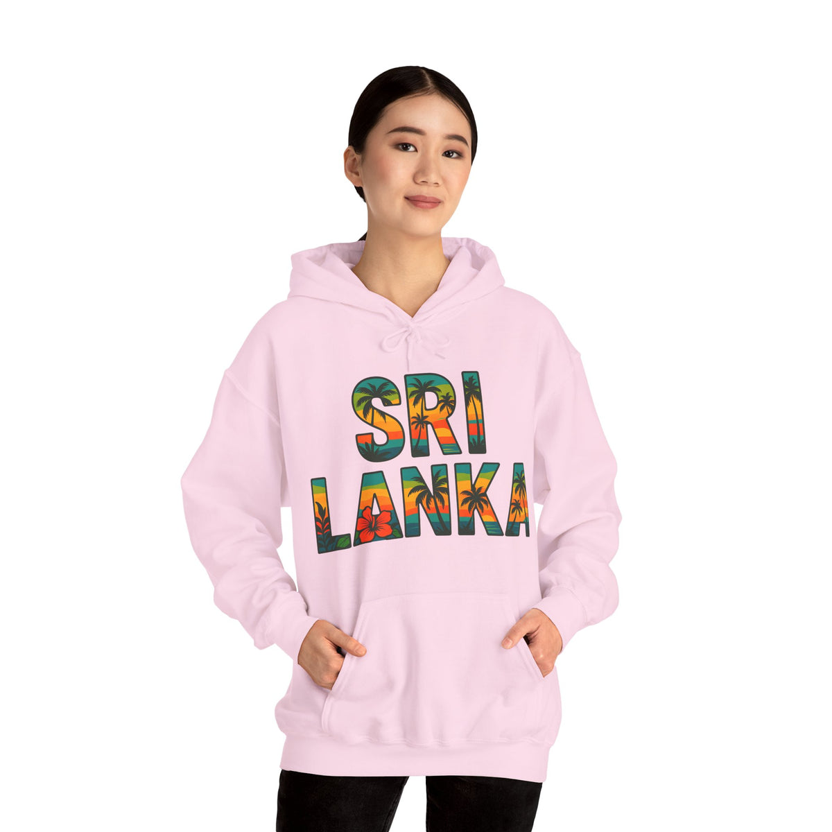 Sri Lanka Tropical Graphic Hoodie | Unisex Heritage Gift