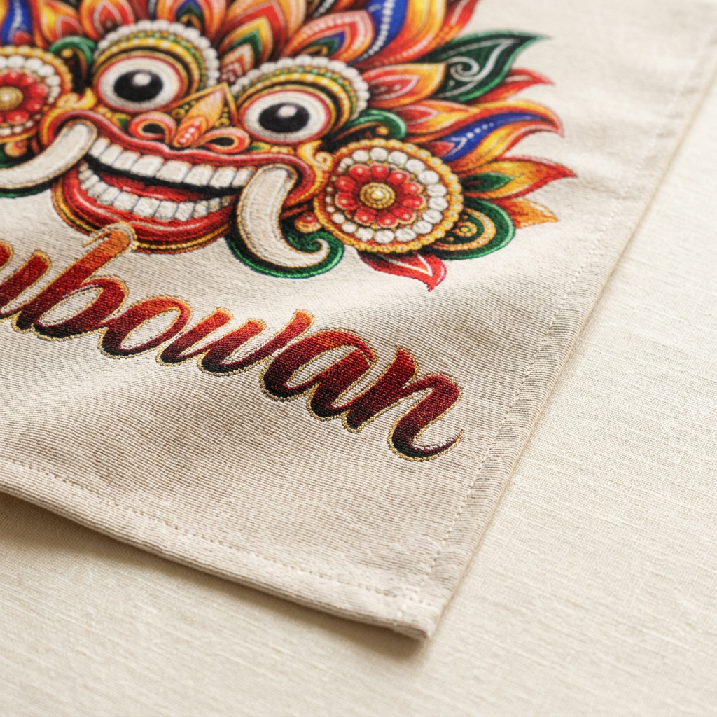 Ayubowan Welcome Woven Wall Tapestry | Sri Lankan Home Gift