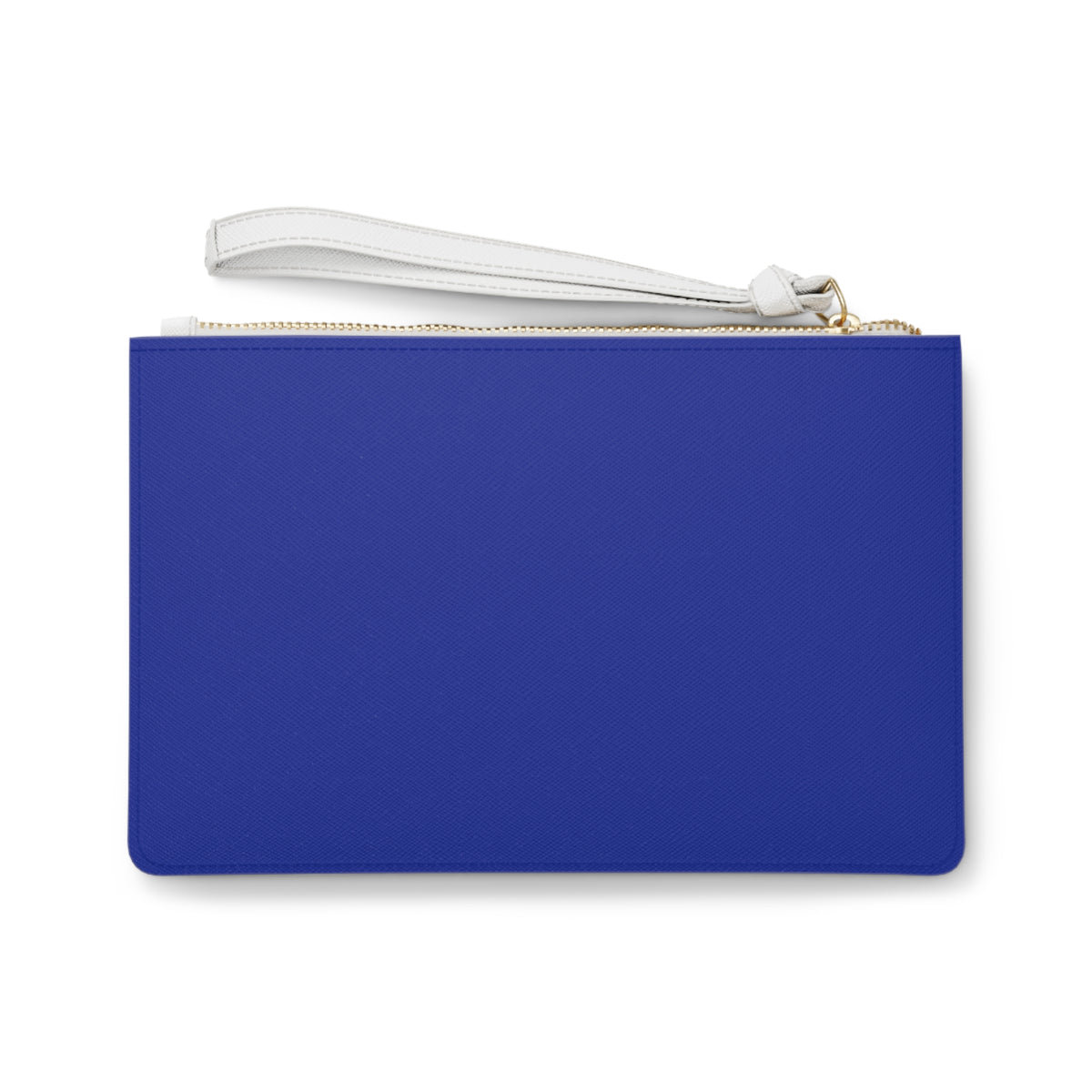 Sri Lankan Sinhala Script Clutch Bag | Cobalt Blue Wristlet