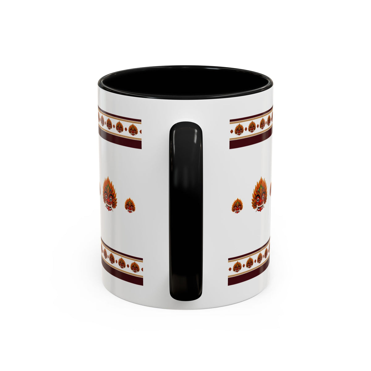 Raksha Mask Accent Coffee Mug Sri Lankan Design