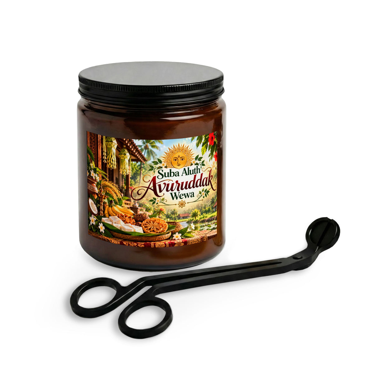Suba Aluth Ayurwudak Wewa Candle Set with Wick Trimmer