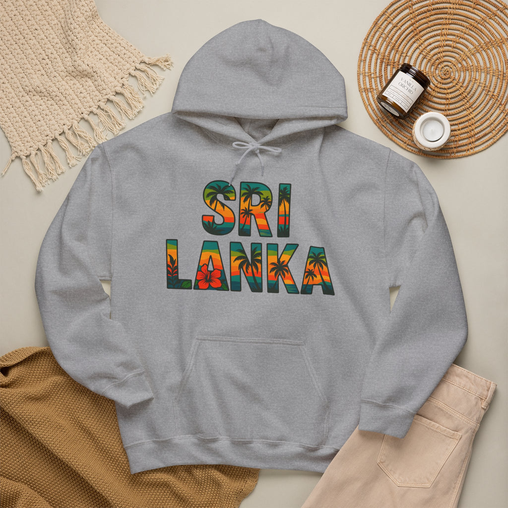 Sri Lanka Tropical Graphic Hoodie | Unisex Heritage Gift