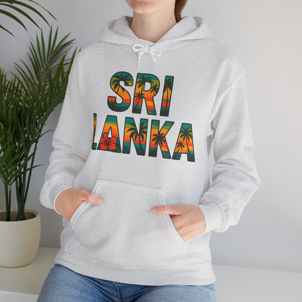 Sri Lanka Tropical Graphic Hoodie | Unisex Heritage Gift