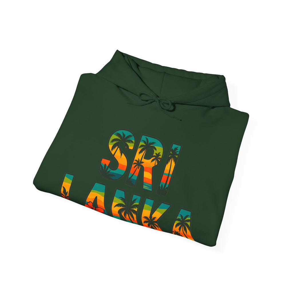 Sri Lanka Tropical Graphic Hoodie | Unisex Heritage Gift