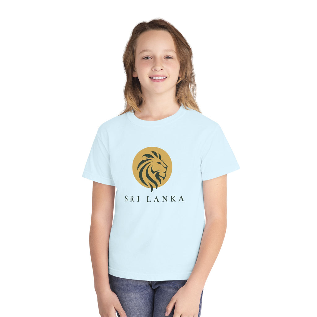Sri Lanka Lion Kids’ T-Shirt | Garment-Dyed Cotton
