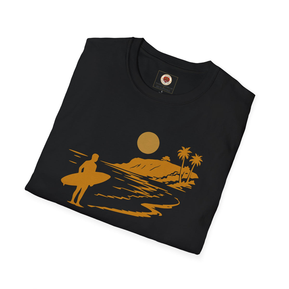 Sri Lanka Surf  Unisex T-Shirt  Surf Explore Repeat Beach Tee