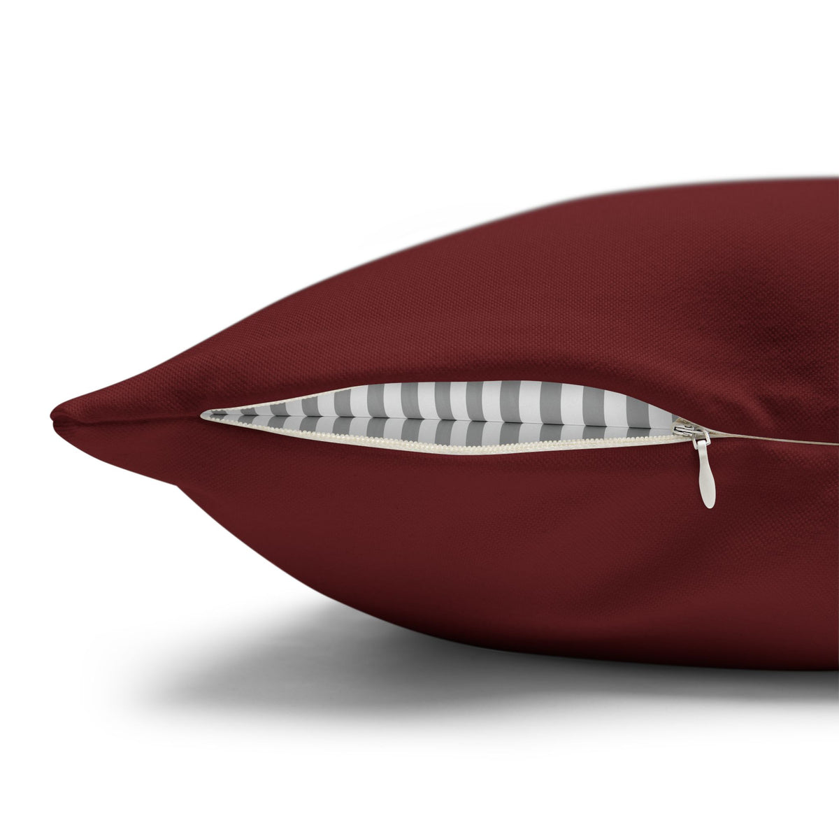 Ayubowan Mask Cushion Cover Maroon Sri Lankan Gift Pillowcase