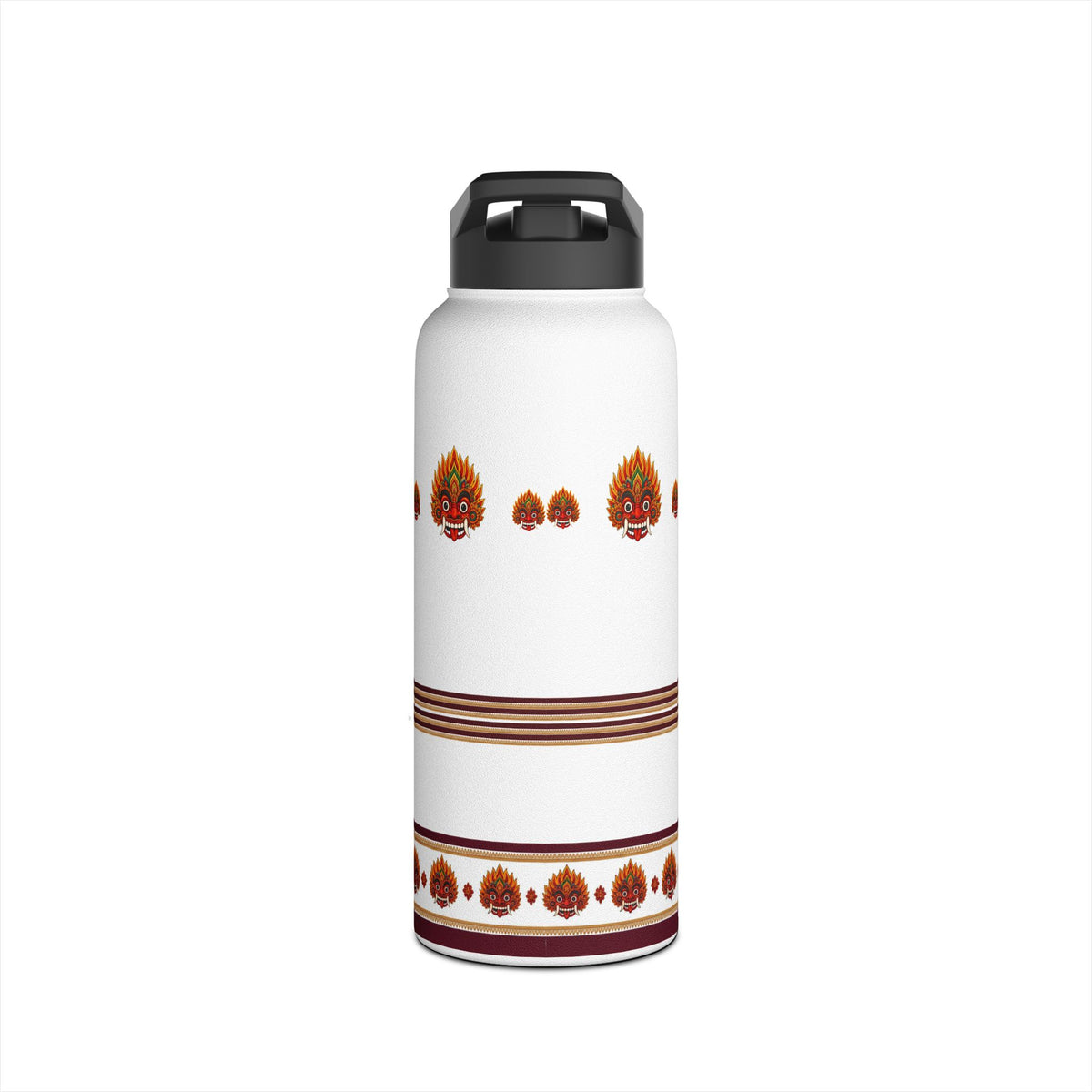 Raksha Mask Stainless Steel Water Bottle  Standard Lid