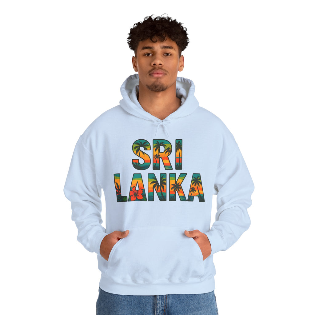 Sri Lanka Tropical Graphic Hoodie | Unisex Heritage Gift