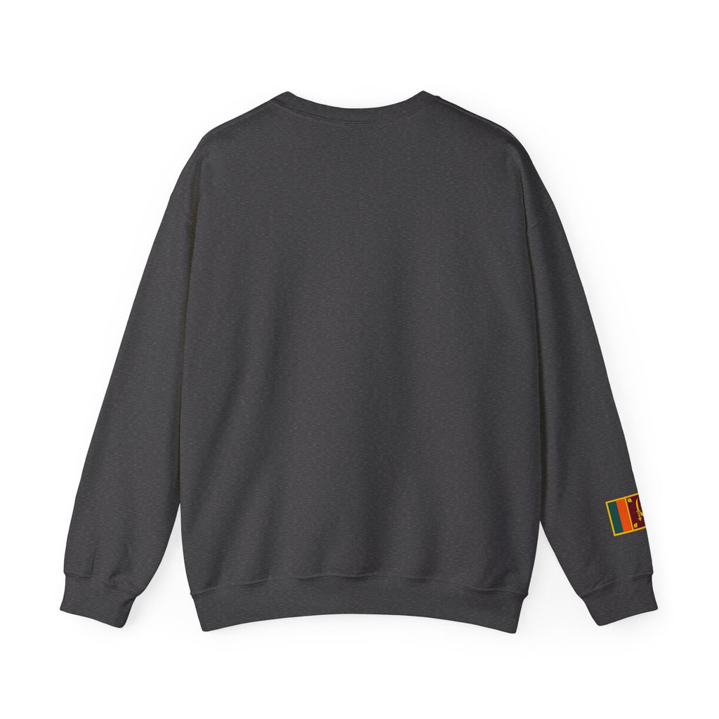 Sri Lanka Surf Crewneck Sweatshirt - Watercolor Stilt Fisherman Graphic