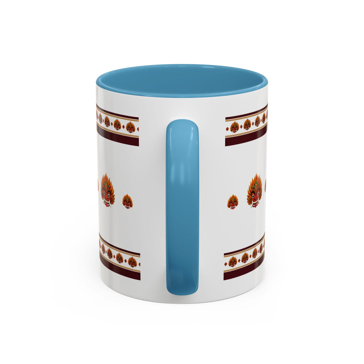 Raksha Mask Accent Coffee Mug Sri Lankan Design