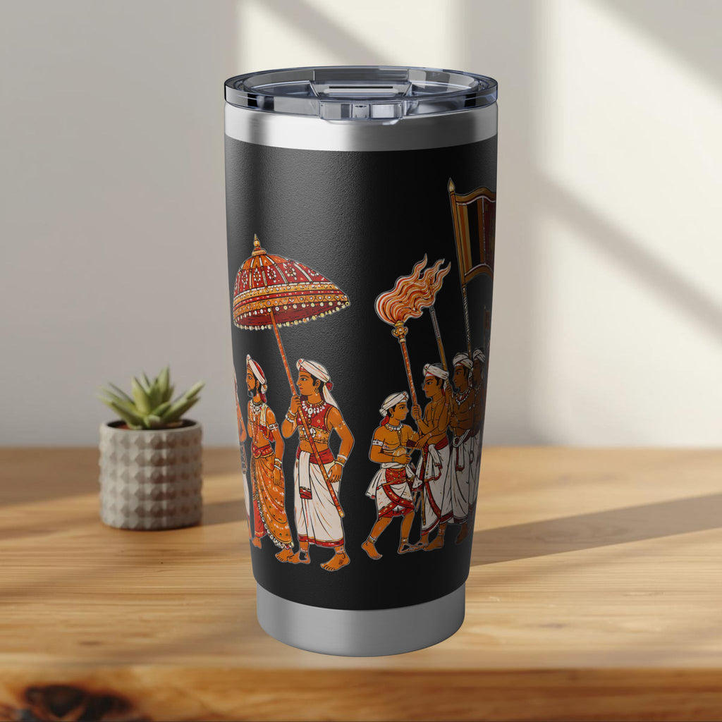 Sri Lanka Kandy Perahera Procession Tumbler 20oz | White